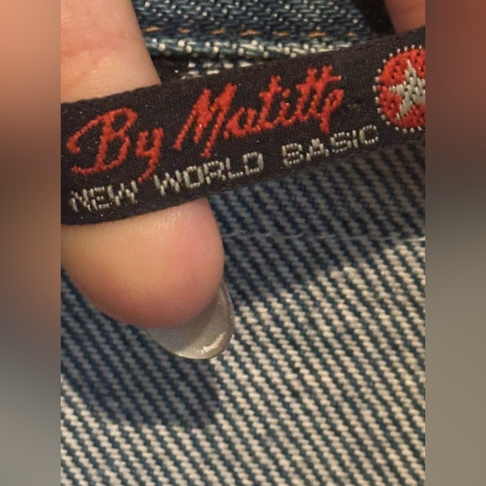 Womens Jean Denim Suede Fringe Western Cowgirl Rodeo Jacket Large Rock n Roll - Picture 11 of 16